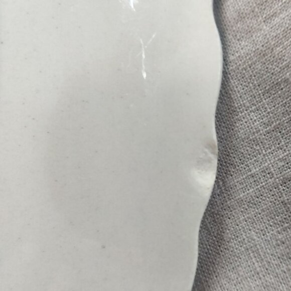 Carrollton Pottery Cabbage Rose Serving Bowl Pink White Farmhouse Grannycore - Picture 6 of 11